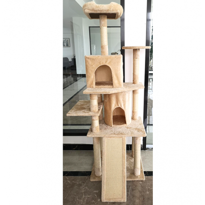 Fun furniture climbing gyms big cat tree Pet Climbing Tower Condo Cat Tree House PTC28034