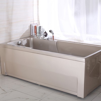 Hot sale cheap whirlpool bathtub for spa with pillow for one person